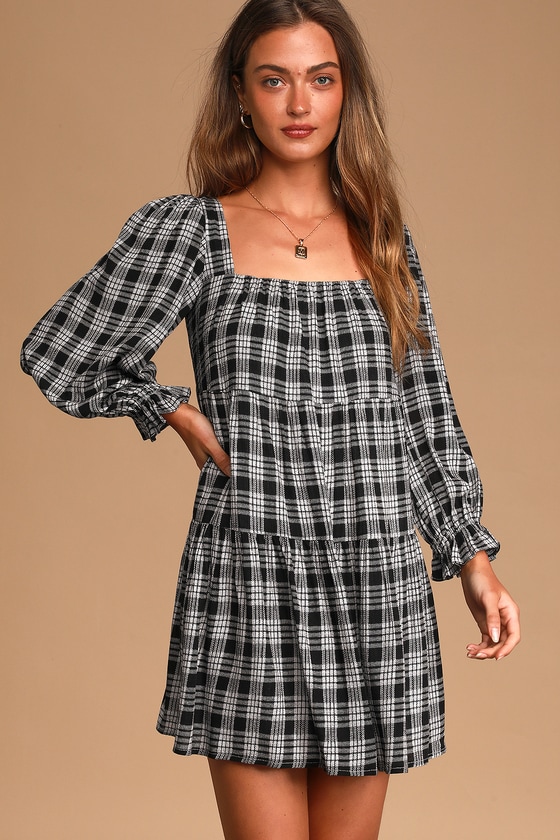 flannel tunic dress