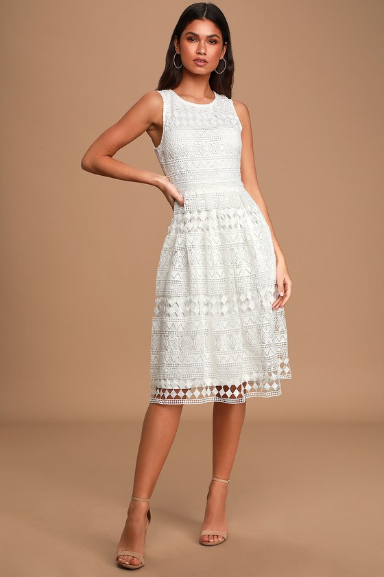 white lace lulus dress