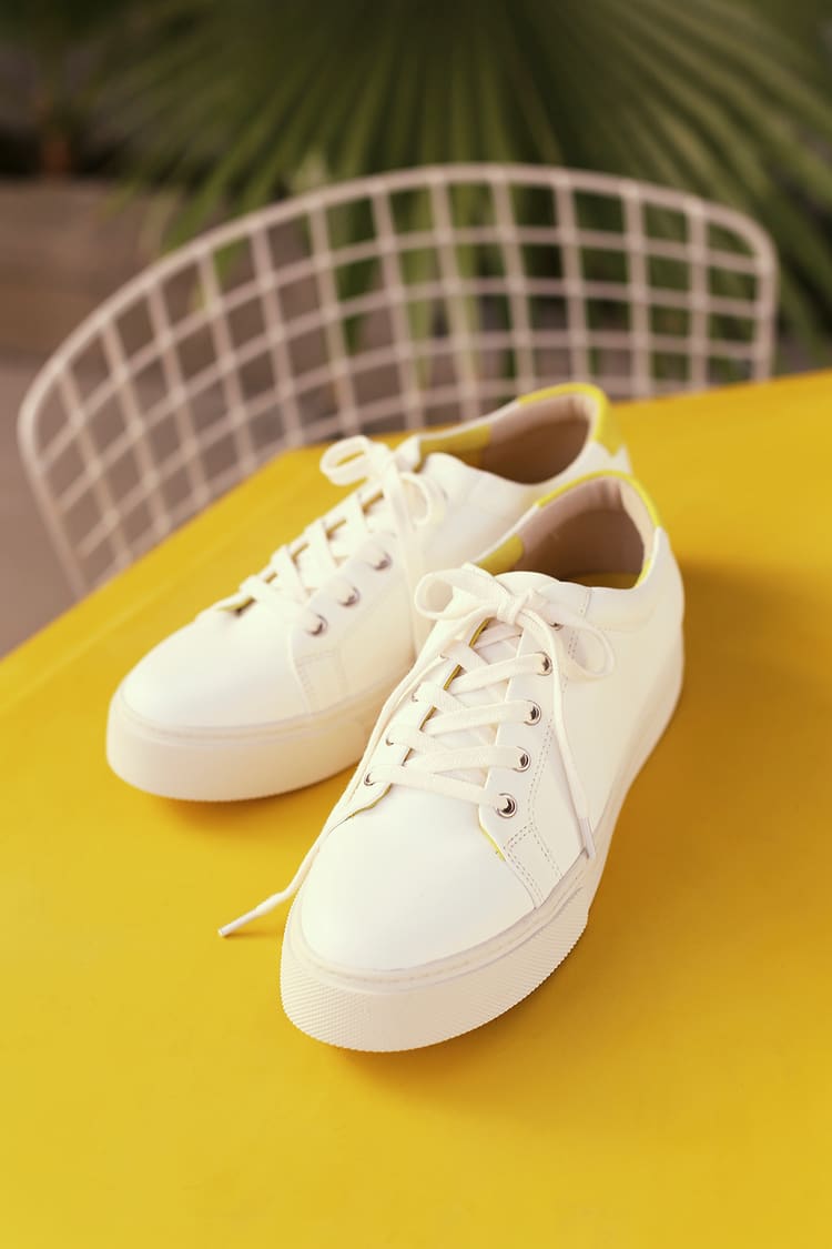 BC Footwear Support - White Sneakers - Vegan Leather Shoes - Lulus