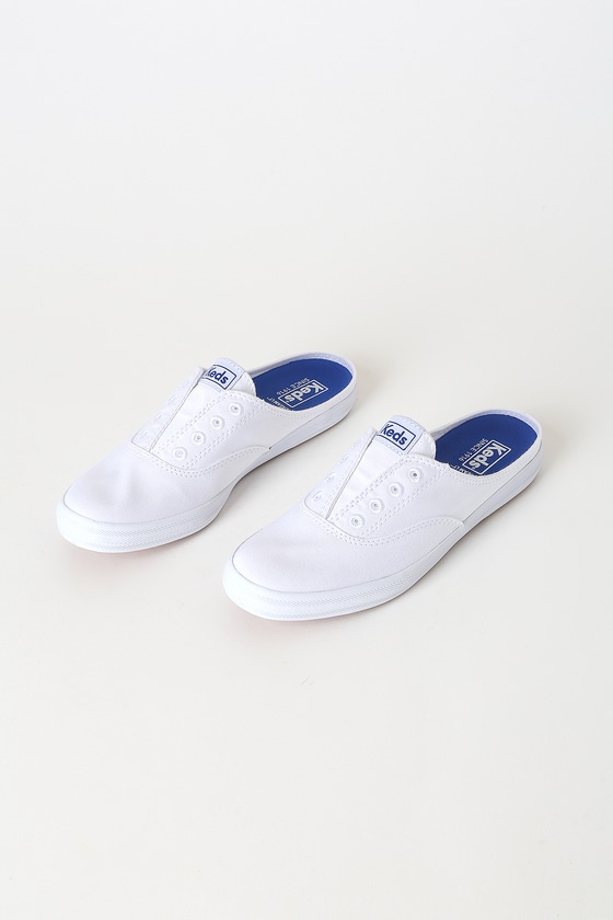 White hot sale sneaker mules