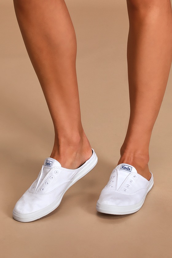 Keds Moxie Mules - White Sneakers 