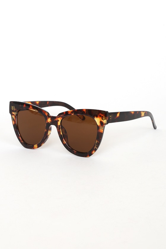 Tortoise Sunglasses - Tortoise Oversized Sunglasses - Sunnies - Lulus