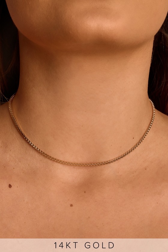 all gold choker necklace