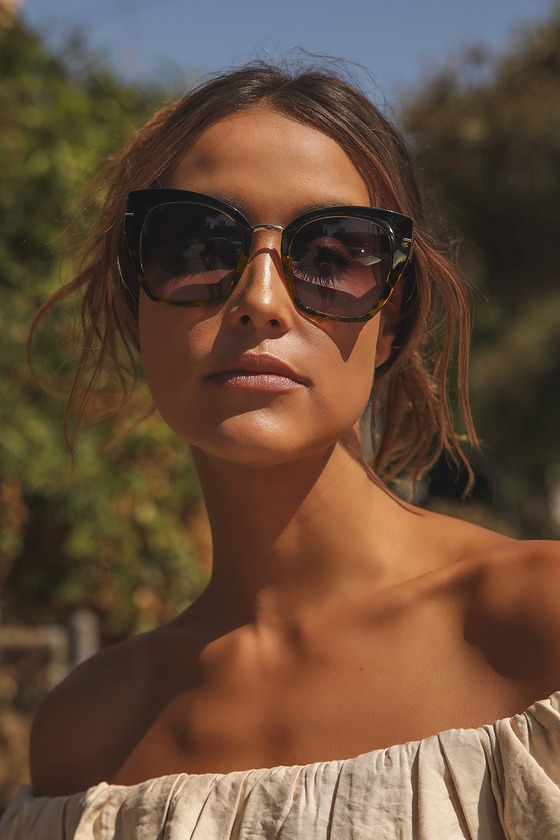 Black And Tortoise Sunglasses Oversized Sunglasses Sunnies Lulus