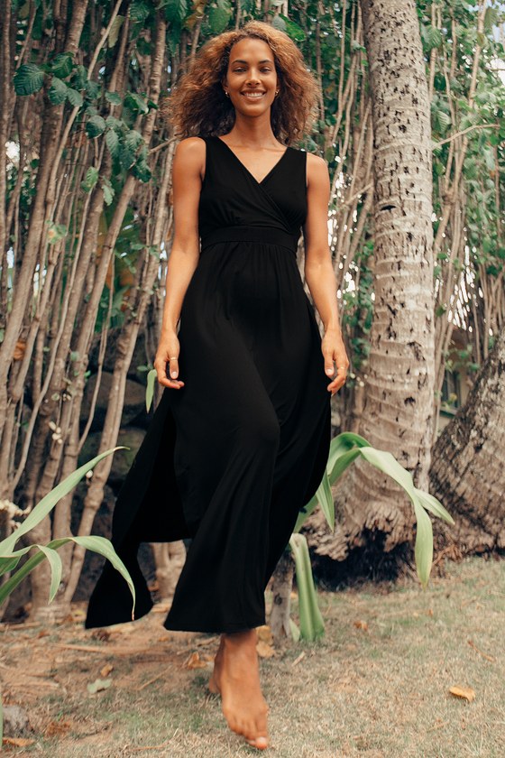 Boden black hotsell maxi dress