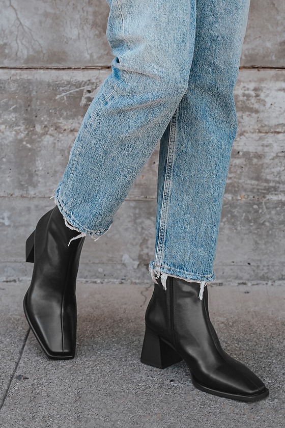 Vagabond Hedda Black - Leather - Boots Lulus