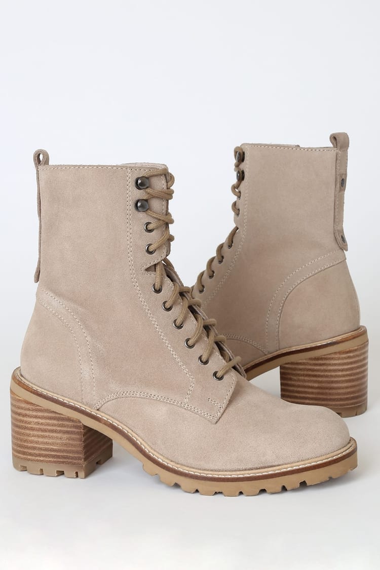Seychelles Irresistible - Tan Boots - Suede Boots - Sand Boots - Lulus