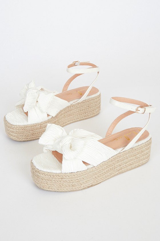 White espadrilles cheap