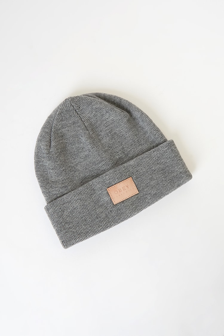 Obey Briean Beanie - Blush Pink Beanie - Knit Beanie - Lulus