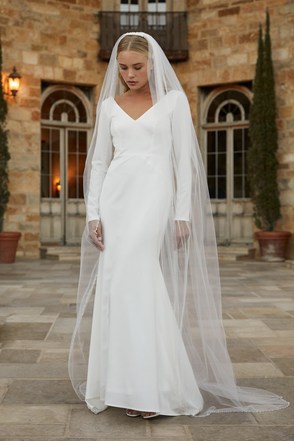 White Maxi Dress - Long Sleeve Wedding Dress - Button Back Dress - Lulus