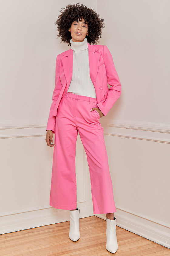 pink trouser pants