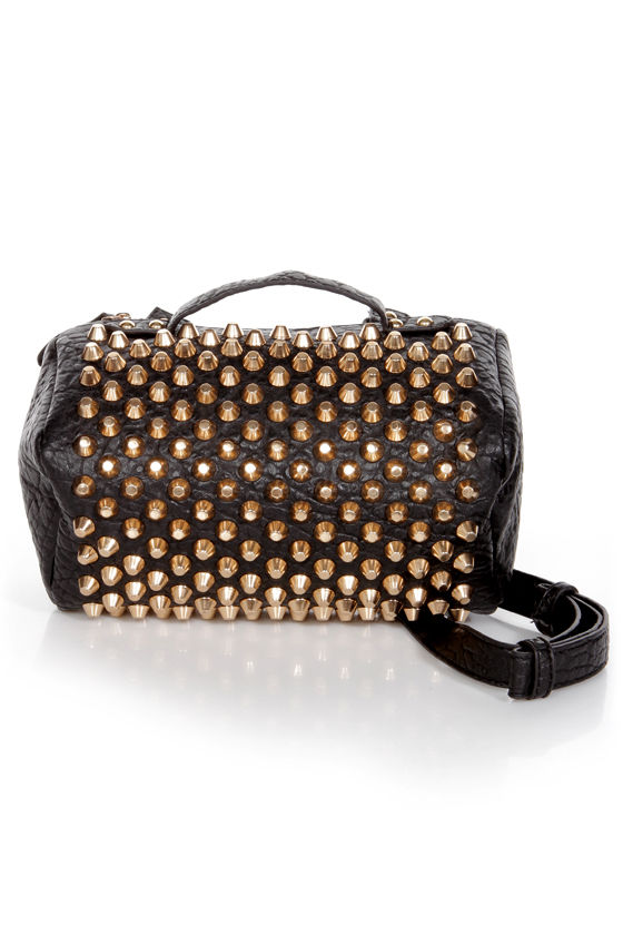 Studded Handbag - Silver | Leather handbags women, Women handbags, Trendy  purse