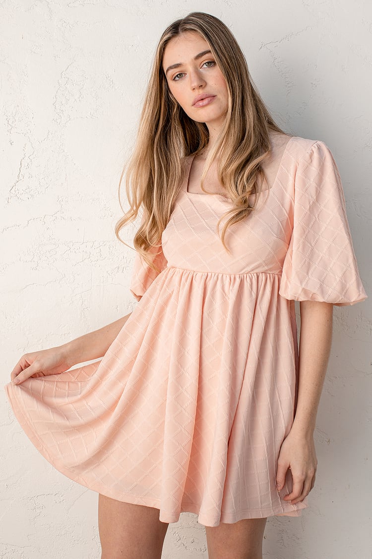 Hazel Slit Front Puff Sleeve Loungewear Set - Pink – GlamDoll Fashion