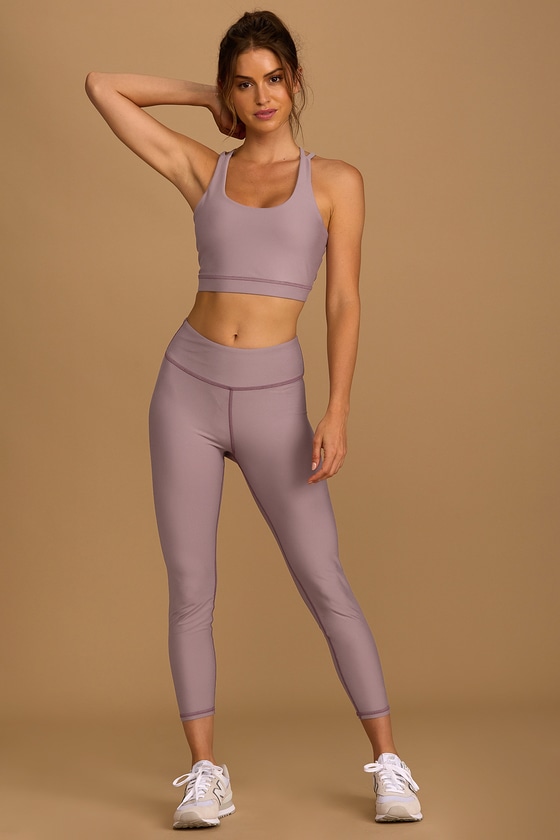 mauve workout leggings