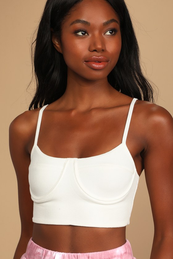 Underwire sales cropped cami