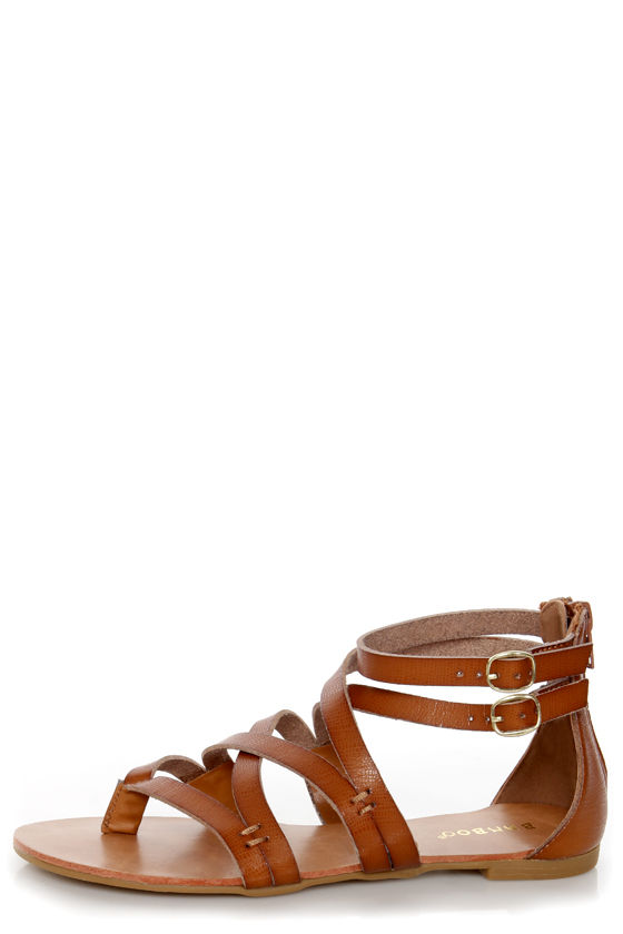 Bamboo strappy sandals online