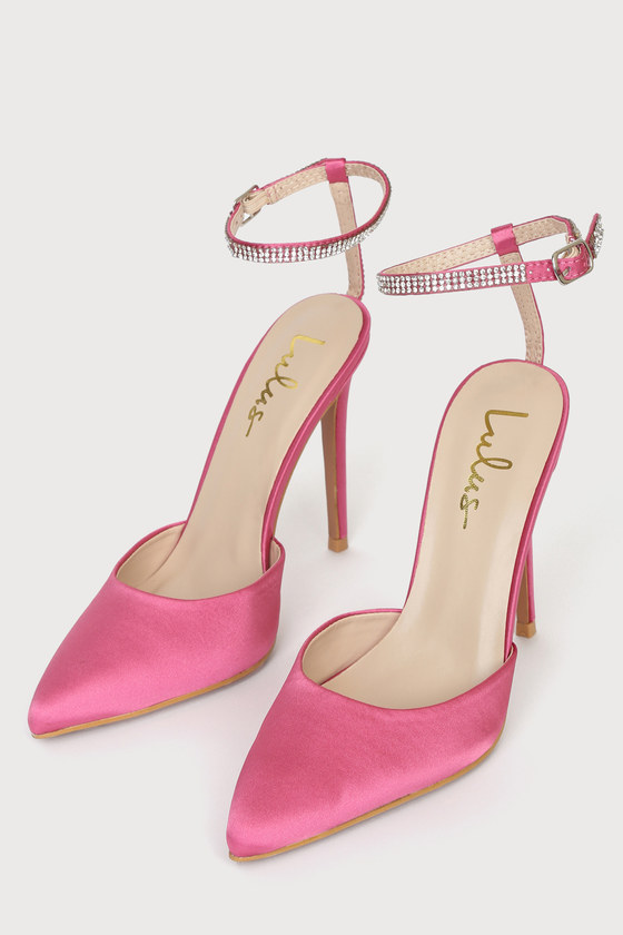 pink ankle strap shoes