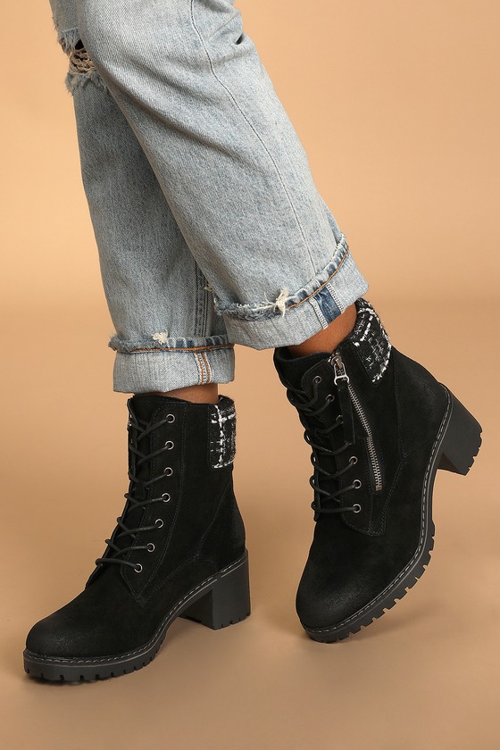 lulus black ankle boots