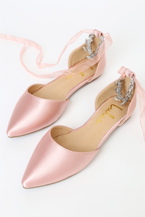 Flats store rose gold