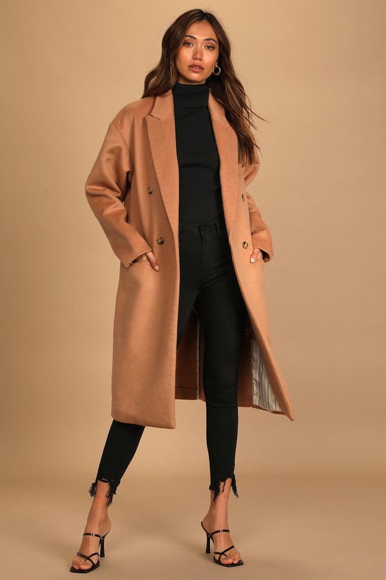 Lulus on sale camel coat