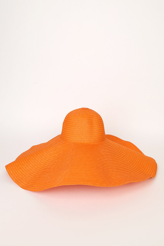 Orange sun sale hat