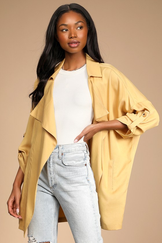 Mustard color women's clearance jacket