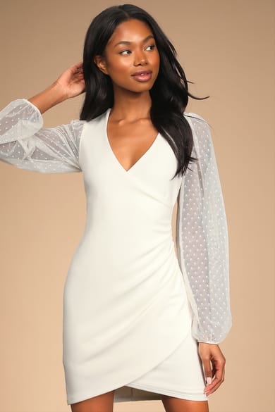 White Cocktail Dresses - Lulus