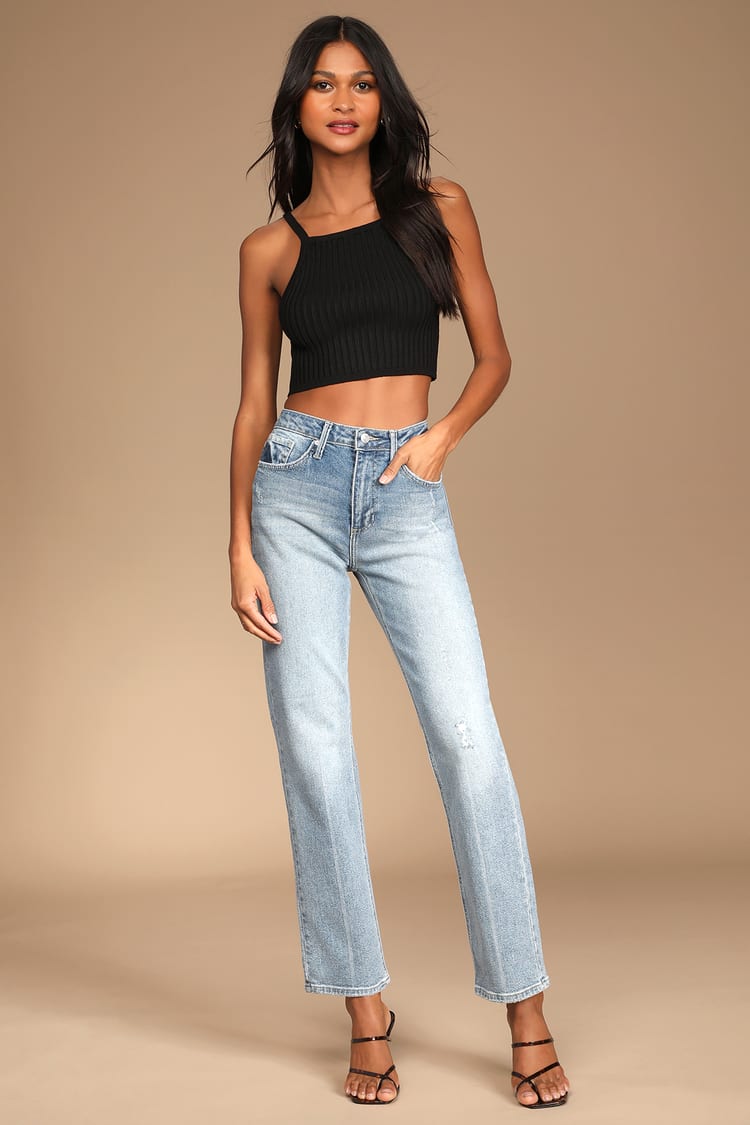 Woman's High-Rise Jeans