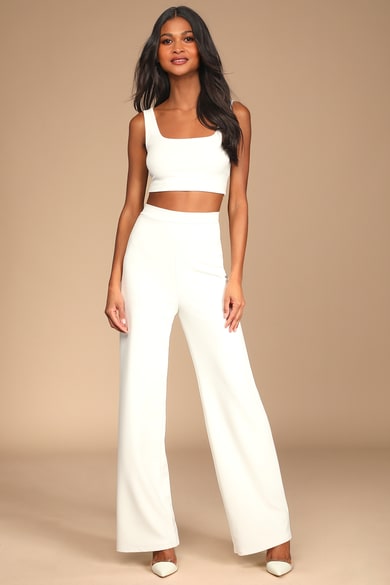 White Jumpsuits for Women - Lulus