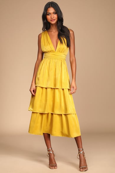 Find a Trendy Women's Yellow Dress to Light Up a Room | Affordable, Yellow Cocktail Dresses and Formal Gowns - Lulus