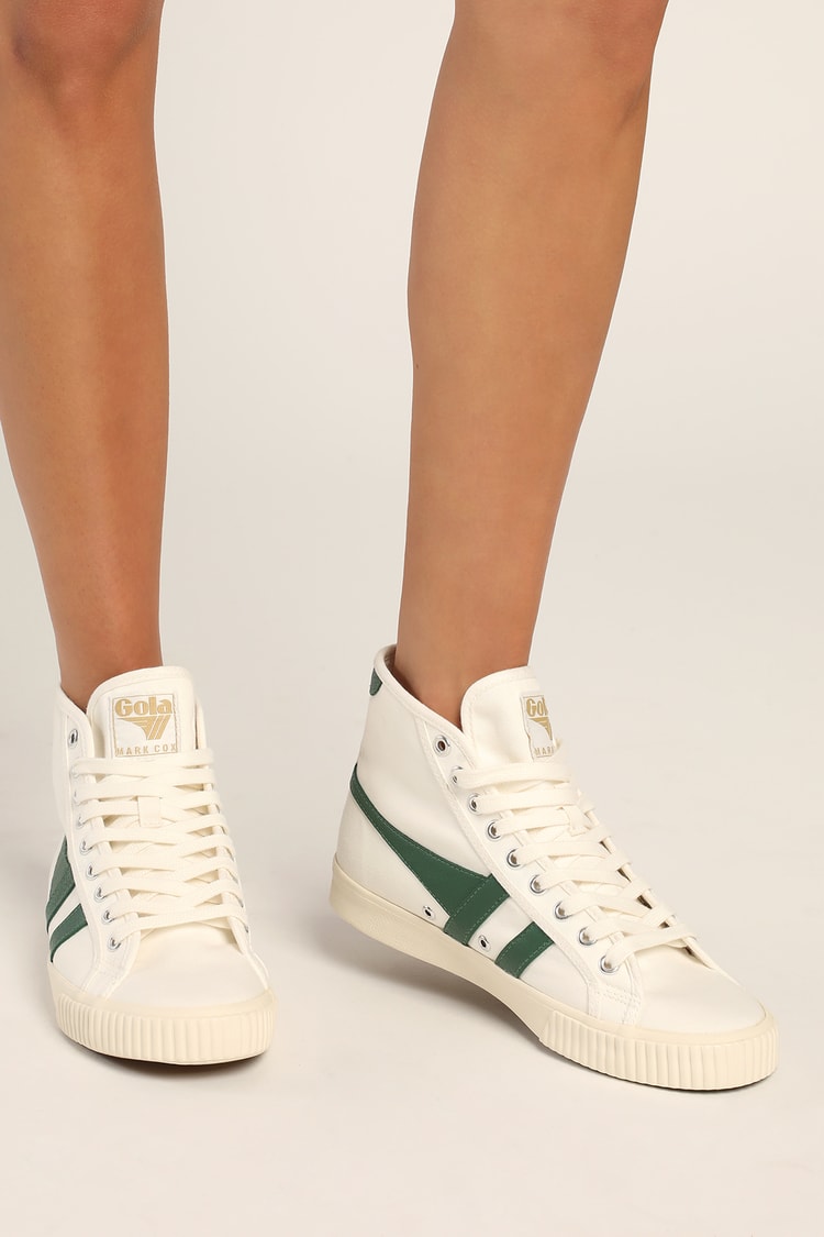 GOLA Tennis Mark Cox Off Sneakers - Off White High Top Sneakers - Lulus