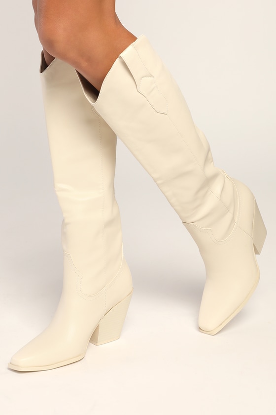 Billini Catya Boots - White Cowboy Boots - White Western Boots - Lulus