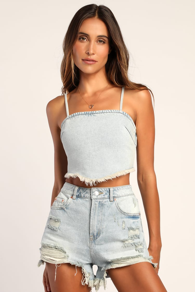 Sage the Label Young 'N' Free Shorts - Denim Shorts - Jean Shorts - Lulus