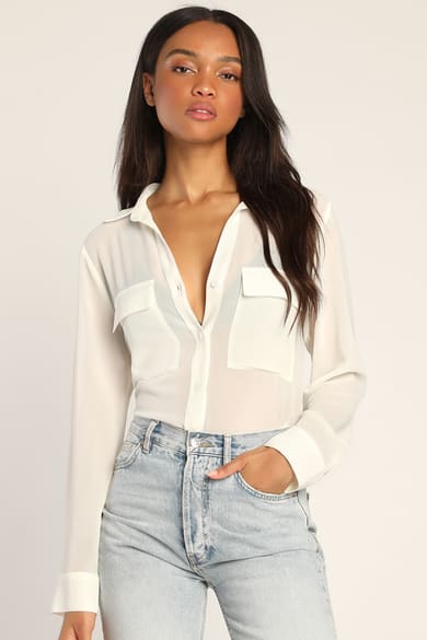 Cute Blouses and Shirts for Women | Sexy Button Down Shirts - Lulus