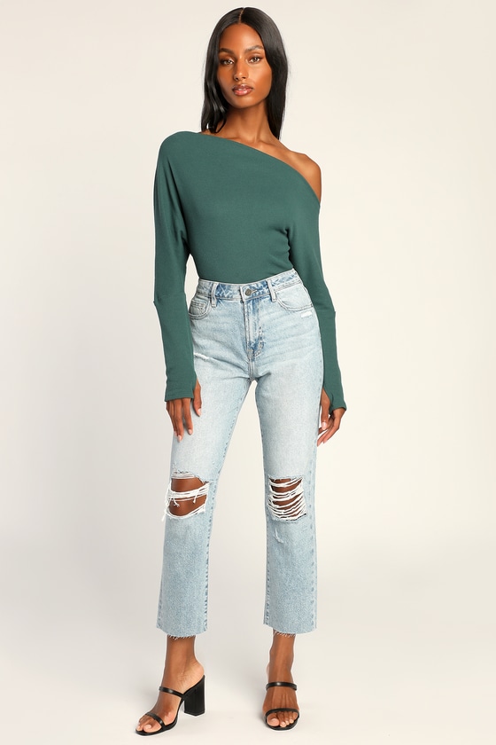 Light cropped clearance jeans