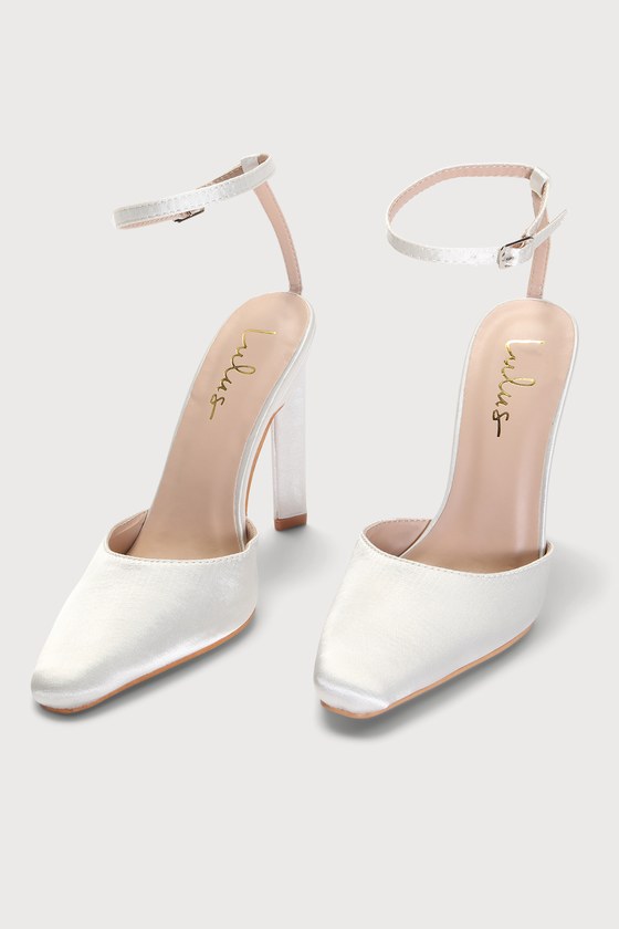 LULUS Damita Nude Vegan Suede Ankle Strap Heels Size 10 | Strap heels, Ankle  strap heels, Ankle strap
