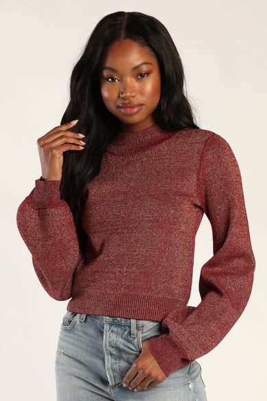 Cute Red Sweaters, Cardigans & Sweater Tops
