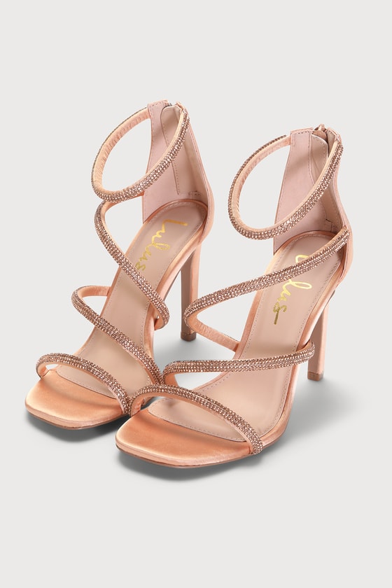 Rose gold 3 2025 strap heels