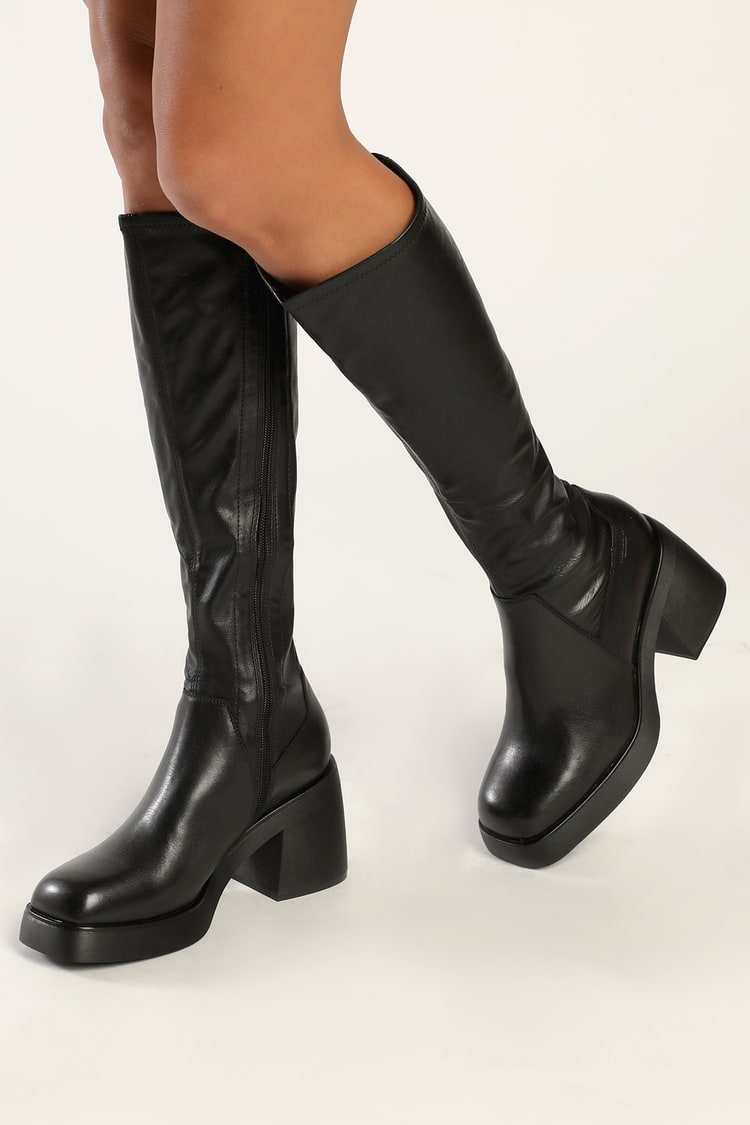 Vagabond Brooke Boots - Knee-High Tall Leather - Lulus