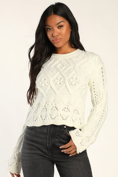 Cute White Sweaters, Cardigans & Sweater Tops | White Sweaters for Women -  Lulus