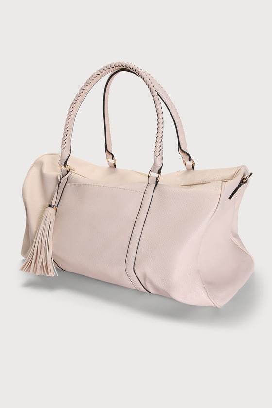 Lulus Be Right Back Cream Weekender Bag In Beige | ModeSens