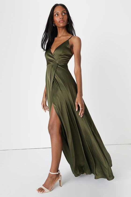 Mismatched Dusty Green A-line Long Cheap Wedding Party Bridesmaid Dresses,  BDS0014 | Green bridesmaid dresses, Wedding bridesmaid dresses, Wedding  bridesmaids
