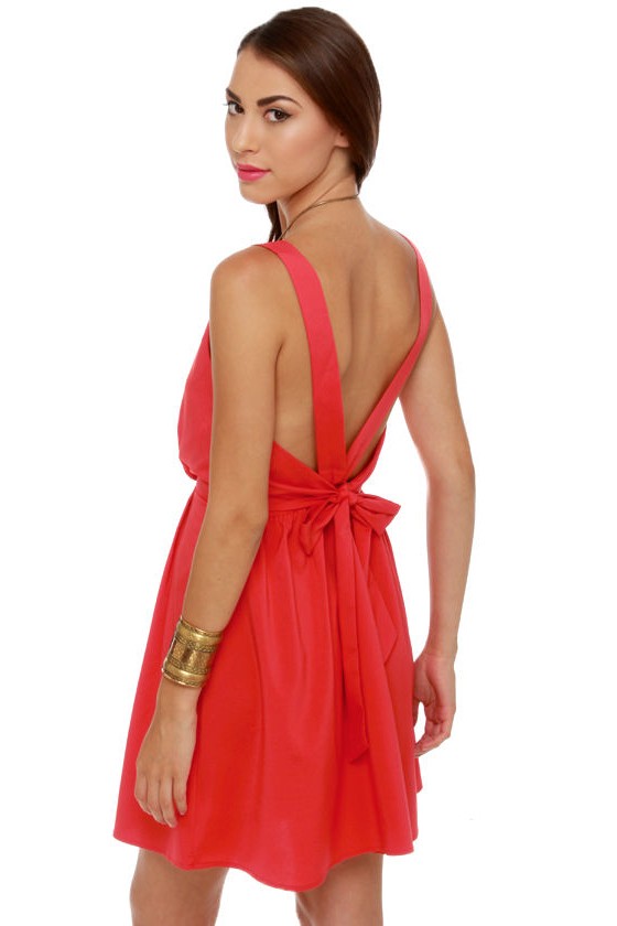 Cute Red Dress - Sleeveless Dress - $41.00 - Lulus