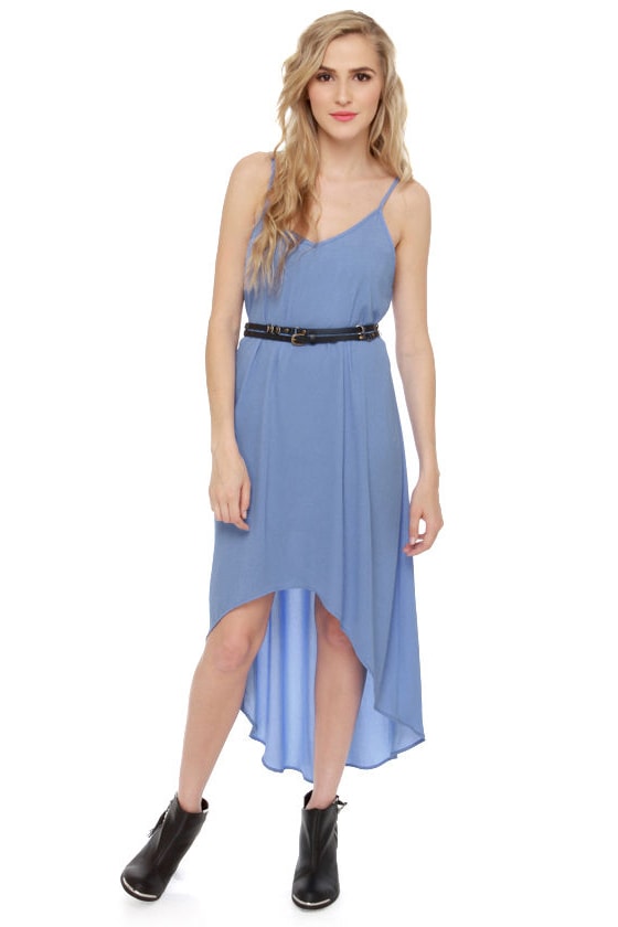 Cute High-Low Dress - Blue Dress - Periwinkle Dress - $43.00 - Lulus