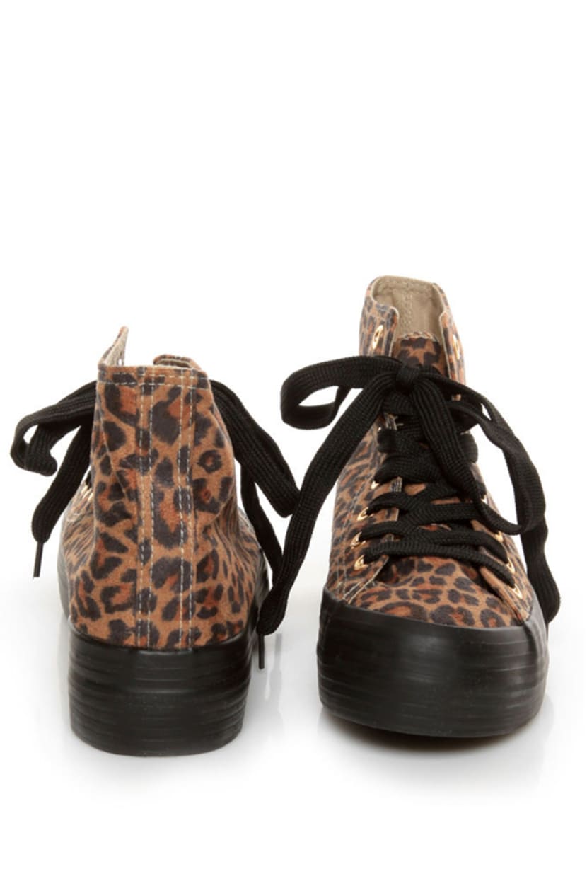 Sixtyseven Vero Leopard Print Platform Sneakers - $58.00 - Lulus