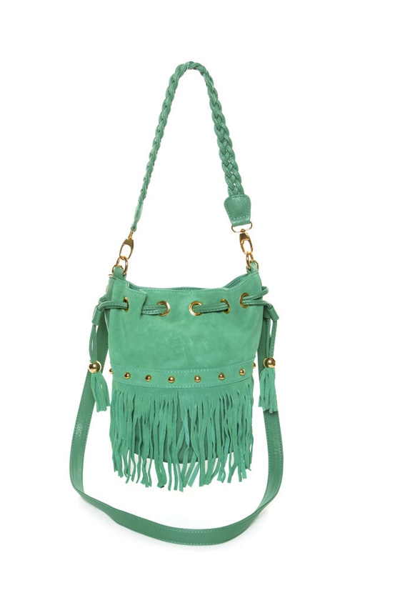 dune mint green bag