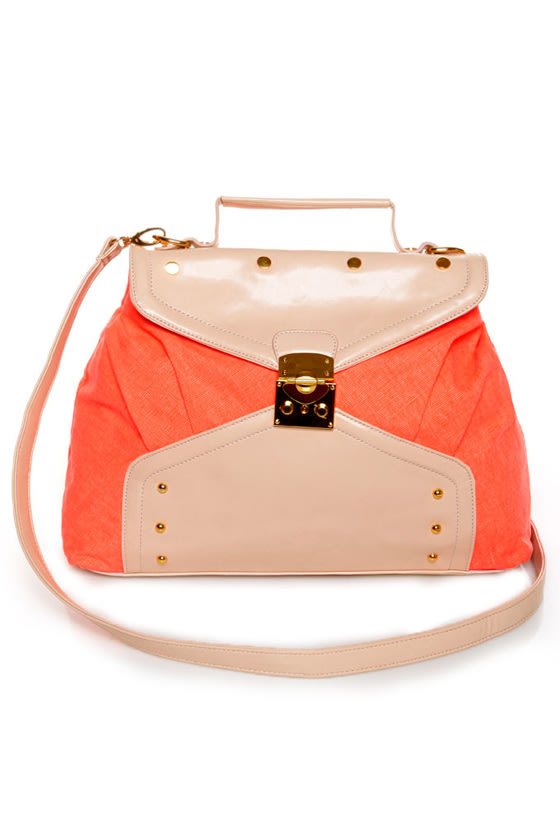 Neon Coral Handbag Neon Handbag Neon Purse 49.00 Lulus