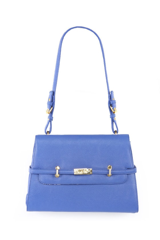 Cute Blue Handbag - Royal Blue Purse - Bright Blue Shoulder Bag - $37.00